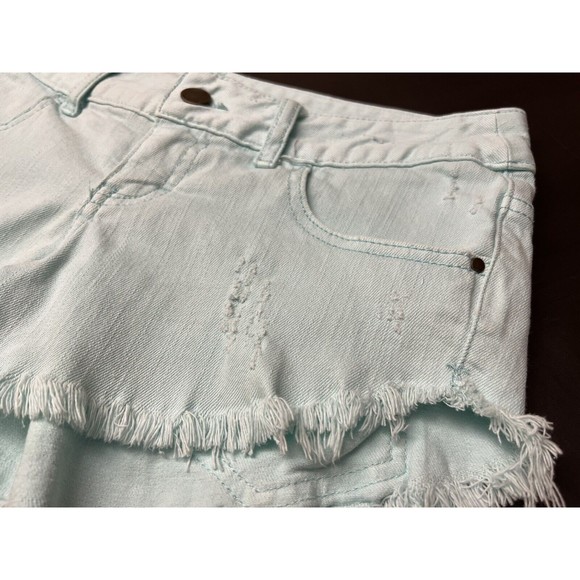 Billabong laneway denim shorts raw hem size 1 mint - Picture 4 of 12